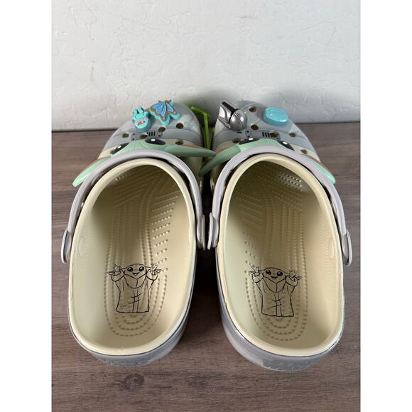 New Star Wars x Crocs Grogu Baby Yoda Mandalorian Classic Clogs — Men 5 /Women 7 - Picture 5 of 9